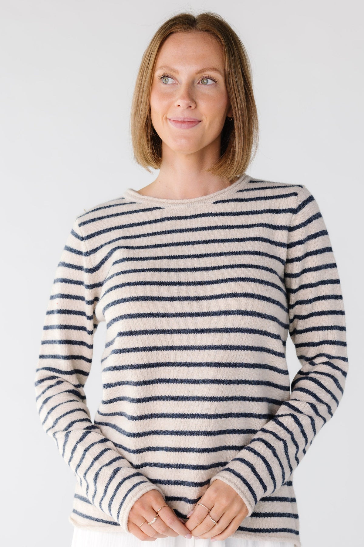 Josie Striped Pullover Sweater
