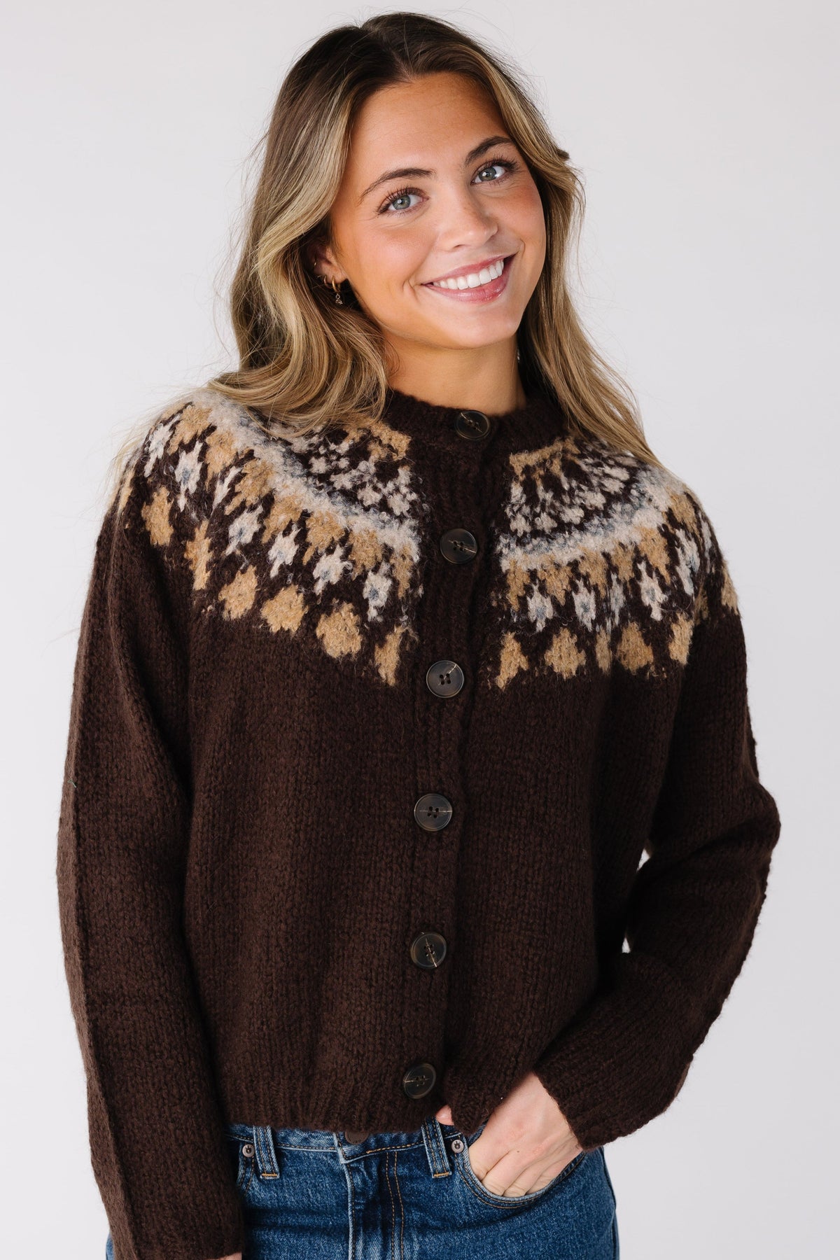 Vintage Fair Isle Cardigan