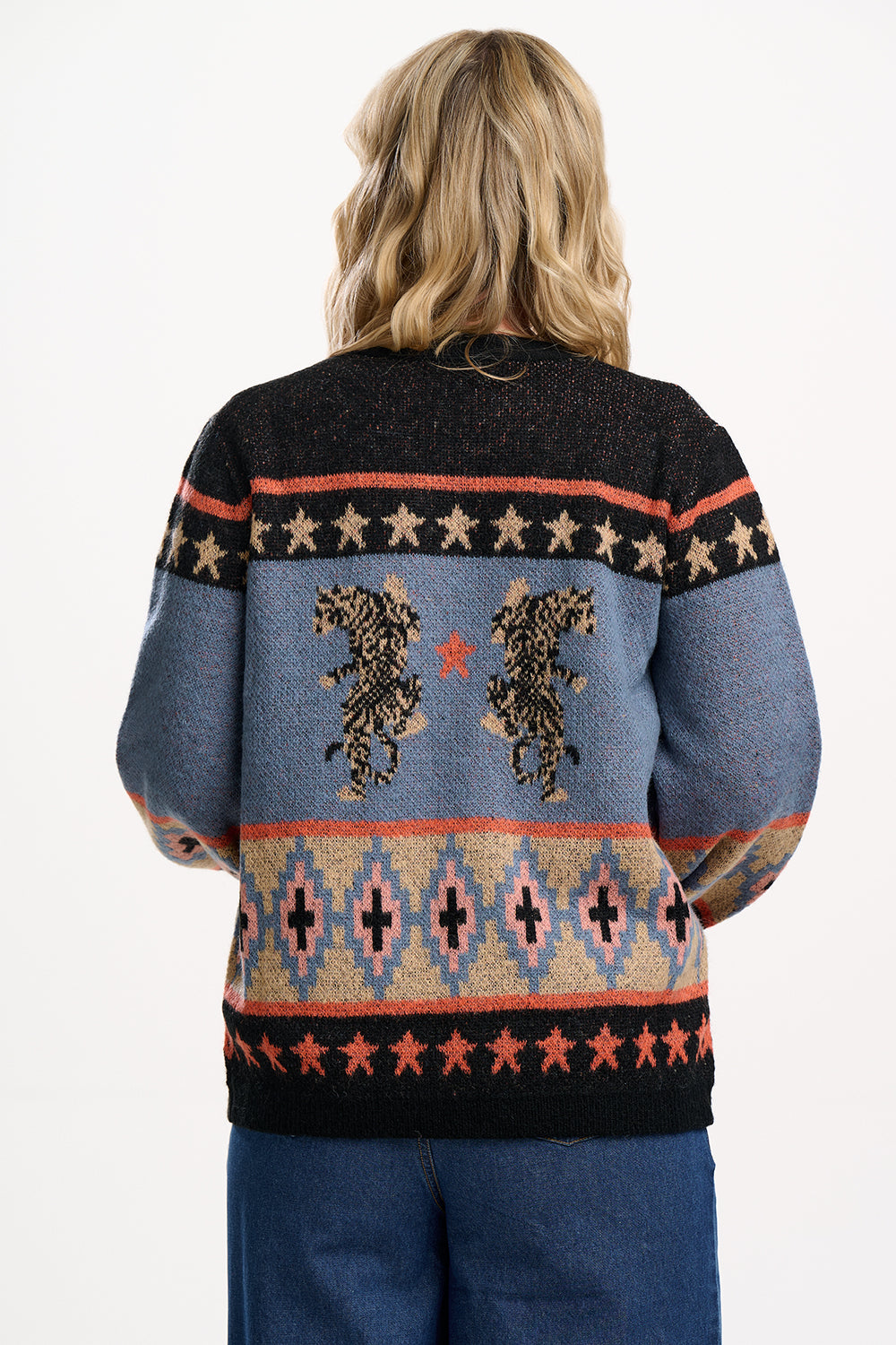 Yvette Cardigan - Multi, Climbing Tigers