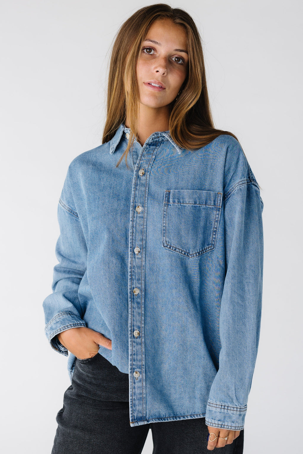 All About Love Denim Shirt